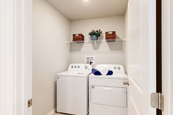 In-home full-size washer & dryer